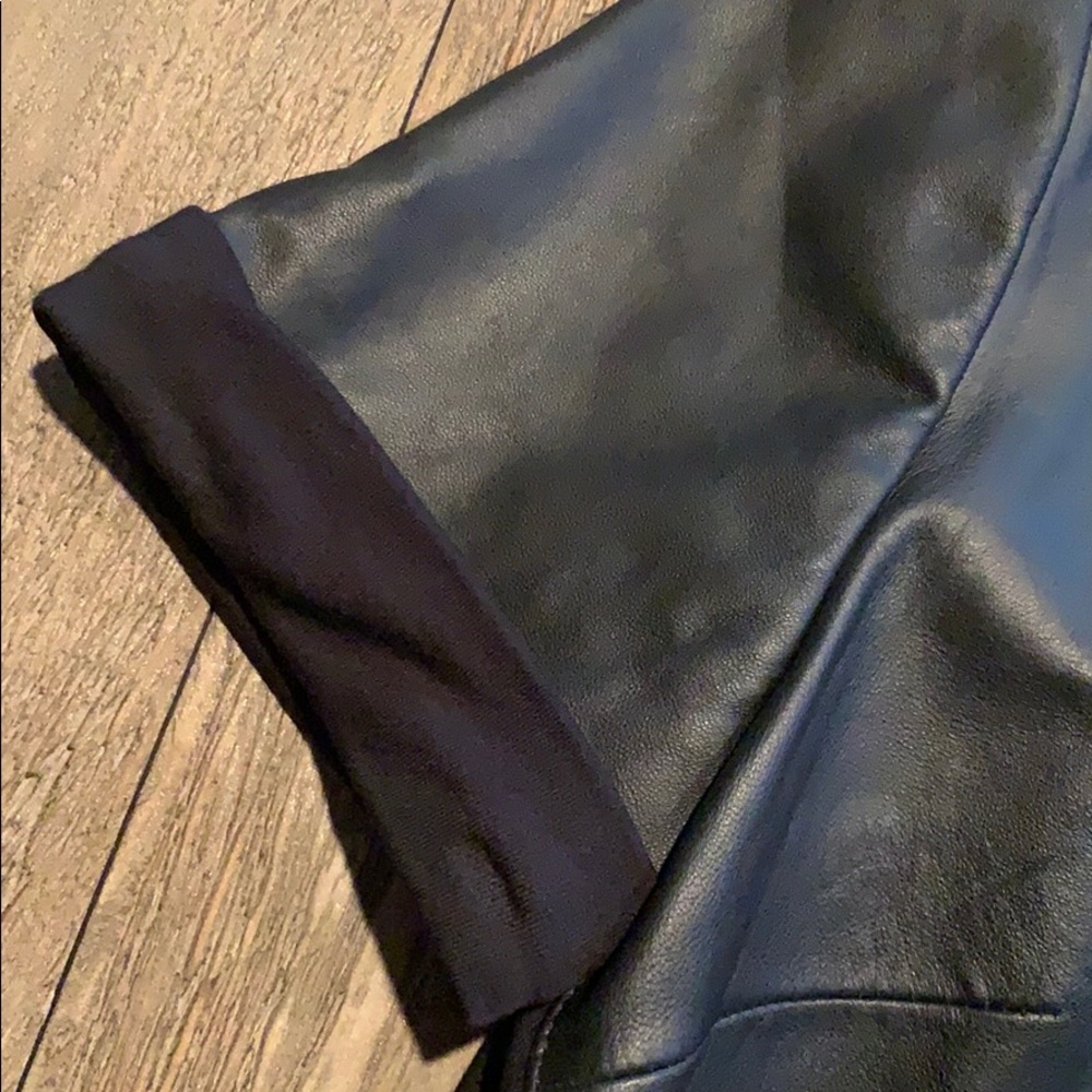 Halogen Mixed Modal Leather Top - Picture 4 of 5